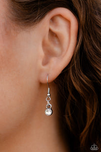 Rockstar Ready - White Paparazzi Accessories - VJ Bedazzled Jewelry