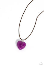 Load image into Gallery viewer, Serene Sweetheart - Purple Paparazzi Accessories - VJ Bedazzled Jewelry
