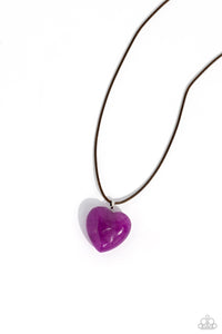 Serene Sweetheart - Purple Paparazzi Accessories - VJ Bedazzled Jewelry