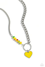 Load image into Gallery viewer, Mismatched Mayhem - Yellow Paparazzi Accessories
