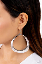 Load image into Gallery viewer, Asymmetrical Action - Silver Paparazzi Accessories - VJ Bedazzled Jewelry
