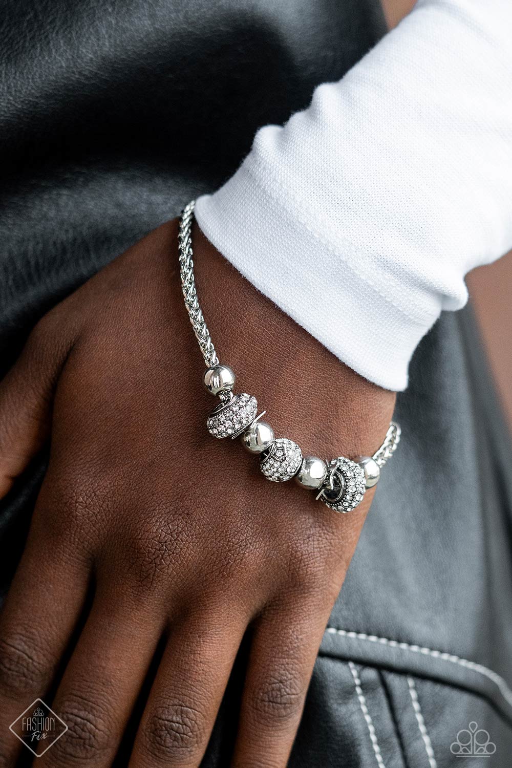 Draped Dedication - White Paparazzi Accessories
