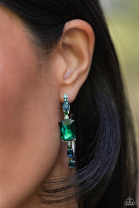 Elite Ensemble - Green Paparazzi Accessories - VJ Bedazzled Jewelry