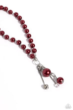 Load image into Gallery viewer, White Collar Welcome - Red Paparazzi Accessories
