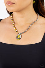 Load image into Gallery viewer, Contrasting Candy - Green Paparazzi Accessories - VJ Bedazzled Jewelry
