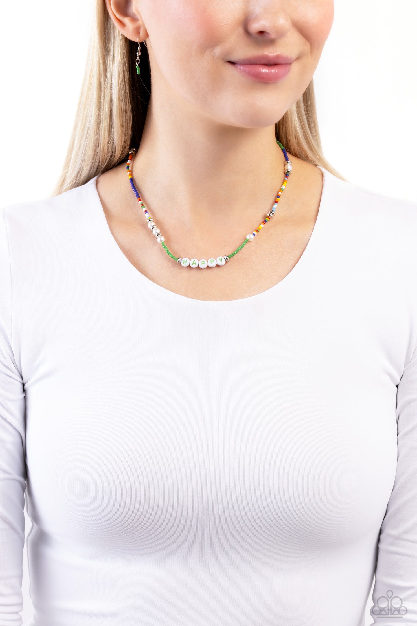 Happy to See You - Green- Paparazzi Accessories - VJ Bedazzled Jewelry