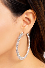 Load image into Gallery viewer, Scintillating Sass - White Paparazzi Accessories - VJ Bedazzled Jewelry
