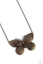 Load image into Gallery viewer, DRAWN to the Wind - Brass Paparazzi Accessories - VJ Bedazzled Jewelry
