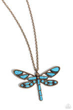 Load image into Gallery viewer, FLYING Low - Brass Paparazzi Accessories - VJ Bedazzled Jewelry
