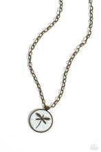 Load image into Gallery viewer, Decorative Dragonfly - Brass Paparazzi Accessories
