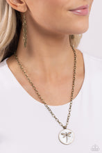 Load image into Gallery viewer, Decorative Dragonfly - Brass Paparazzi Accessories
