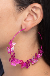 Shimmery Swarm - Pink Paparazzi Accessories