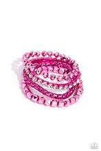 Load image into Gallery viewer, Punk Pattern - Pink Paparazzi Accessories
