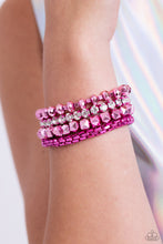 Load image into Gallery viewer, Punk Pattern - Pink Paparazzi Accessories

