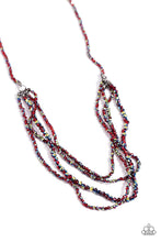 Load image into Gallery viewer, Candescent Cascade - Red Paparazzi Accessories
