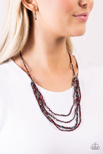 Load image into Gallery viewer, Candescent Cascade - Red Paparazzi Accessories
