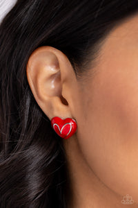 Glimmering Love - Red Paparazzi Accessories