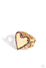 Load image into Gallery viewer, Smitten Shimmer - Gold Paparazzi Accessories
