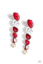 Load image into Gallery viewer, Cascading Casanova - Red Paparazzi Accessories
