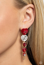 Load image into Gallery viewer, Cascading Casanova - Red Paparazzi Accessories
