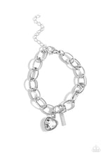 Load image into Gallery viewer, Guess Now Its INITIAL - White - I Paparazzi Accessories
