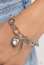 Load image into Gallery viewer, Guess Now Its INITIAL - White - I Paparazzi Accessories
