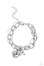 Load image into Gallery viewer, Guess Now Its INITIAL - White - A Paparazzi Accessories
