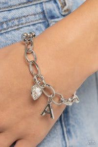 Guess Now Its INITIAL - White - A Paparazzi Accessories