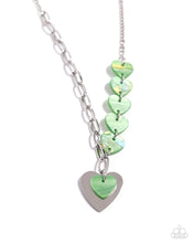 Load image into Gallery viewer, HEART Of The Movement - Green Paparazzi Accessories

