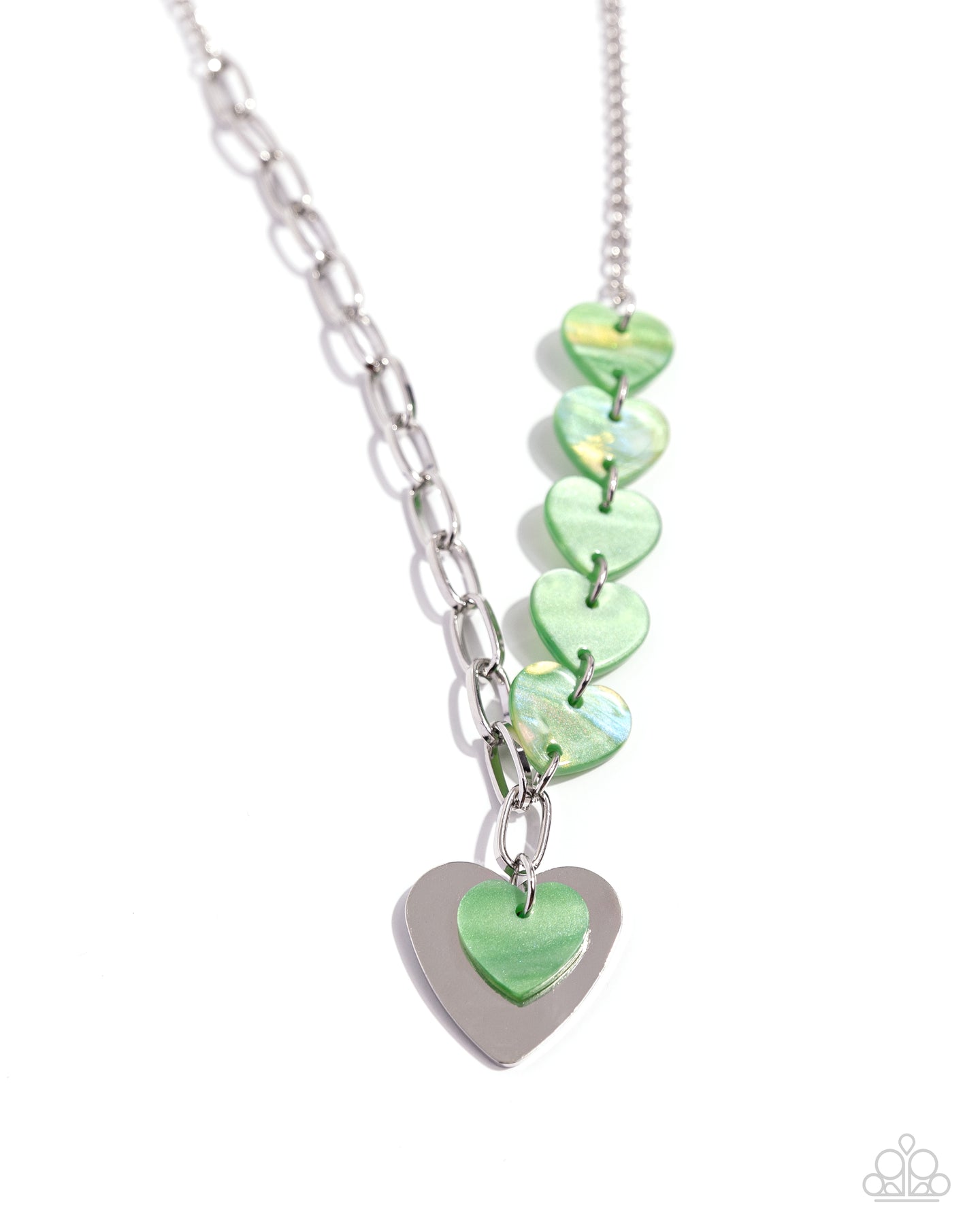 HEART Of The Movement - Green Paparazzi Accessories