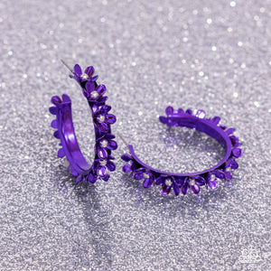 Fashionable Flower Crown - Purple Paparazzi Accessories