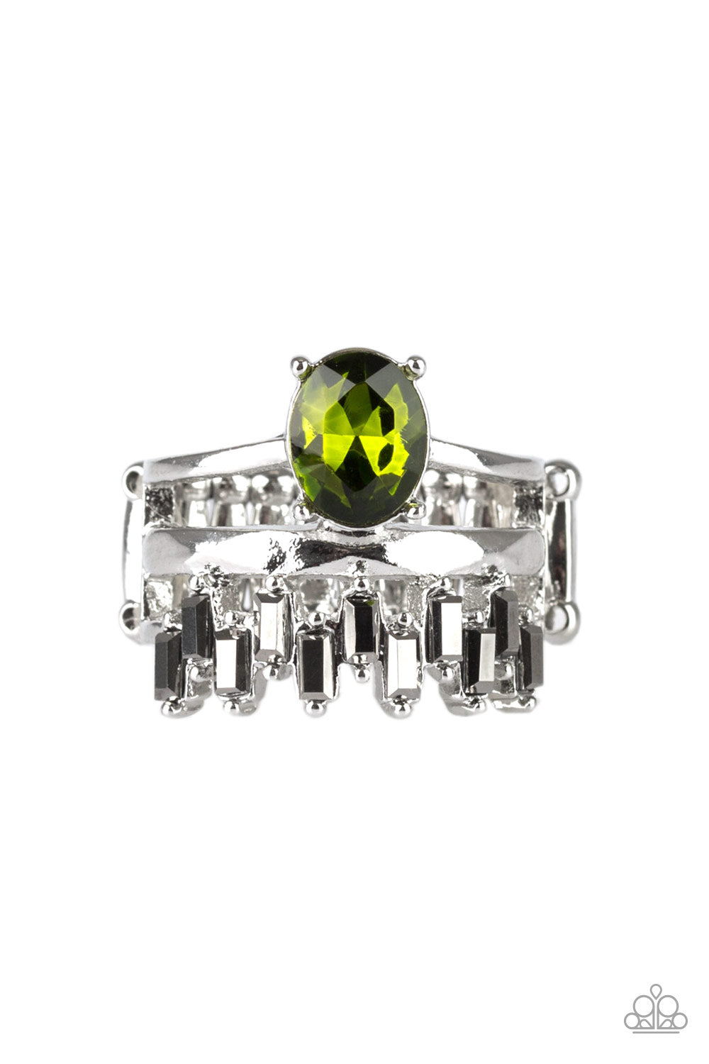 Crowned Victor - Green - VJ Bedazzled Jewelry