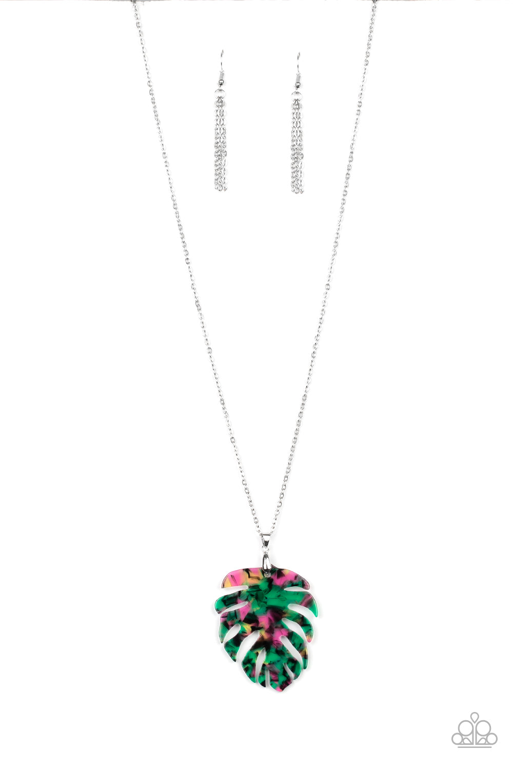 Prismatic Palms - Green - VJ Bedazzled Jewelry