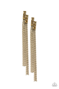 Radio waves-Brass - VJ Bedazzled Jewelry