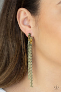 Radio waves-Brass - VJ Bedazzled Jewelry