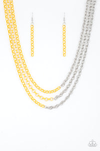 Turn Up The Volume - Yellow - VJ Bedazzled Jewelry
