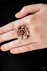 FLOWERBED and Breakfast - Copper - VJ Bedazzled Jewelry
