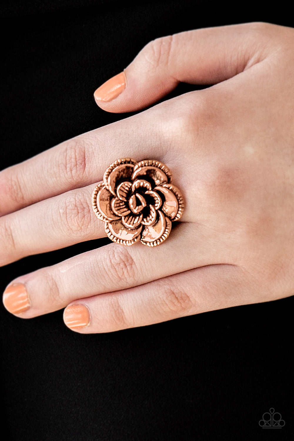 FLOWERBED and Breakfast - Copper - VJ Bedazzled Jewelry