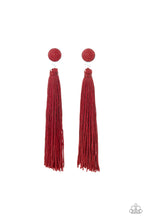 Load image into Gallery viewer, Tightrope Tassle red - VJ Bedazzled Jewelry
