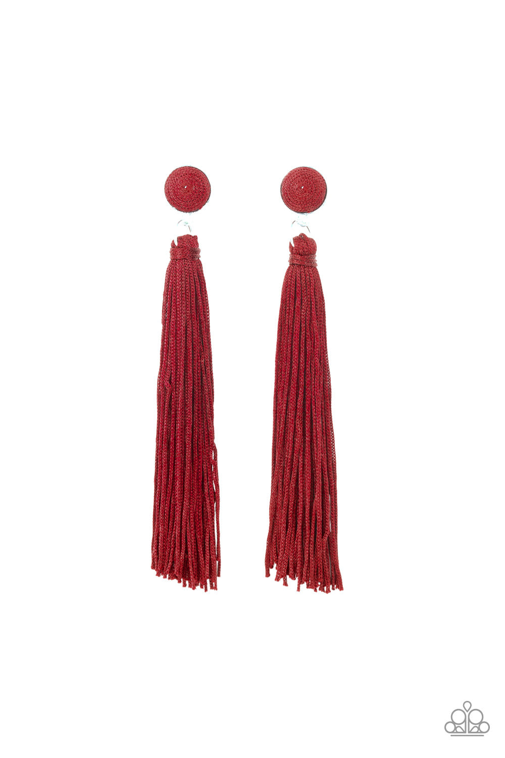 Tightrope Tassle red - VJ Bedazzled Jewelry