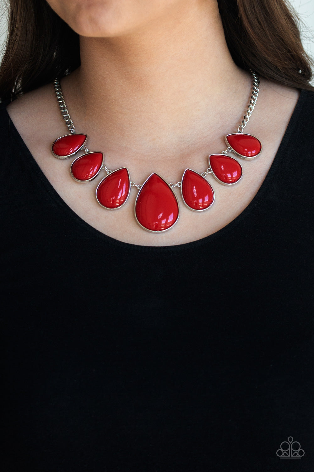 Drop Zone red - VJ Bedazzled Jewelry