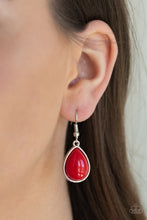 Load image into Gallery viewer, Drop Zone red - VJ Bedazzled Jewelry
