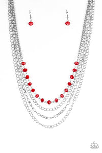 Extravagant Elegance - Red - VJ Bedazzled Jewelry