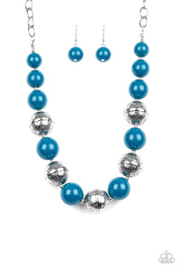 Floral Fushion Blue - VJ Bedazzled Jewelry