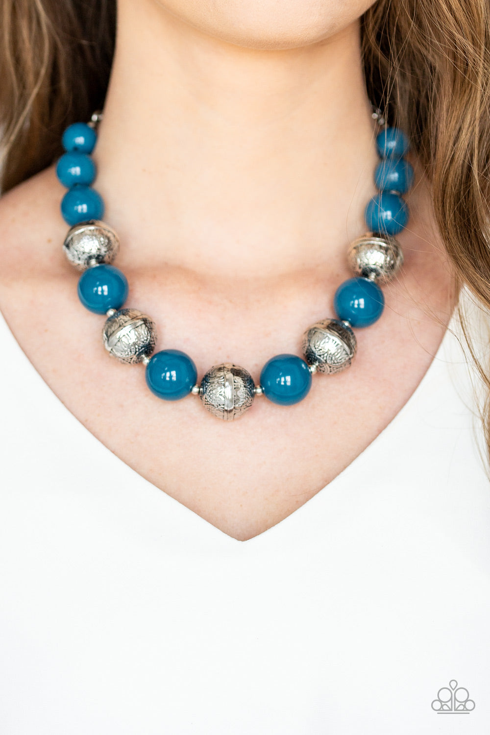 Floral Fushion Blue - VJ Bedazzled Jewelry