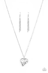 Heart Flutter White - VJ Bedazzled Jewelry