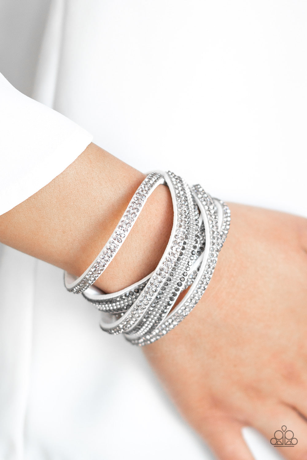 Royal Razzle - White - VJ Bedazzled Jewelry