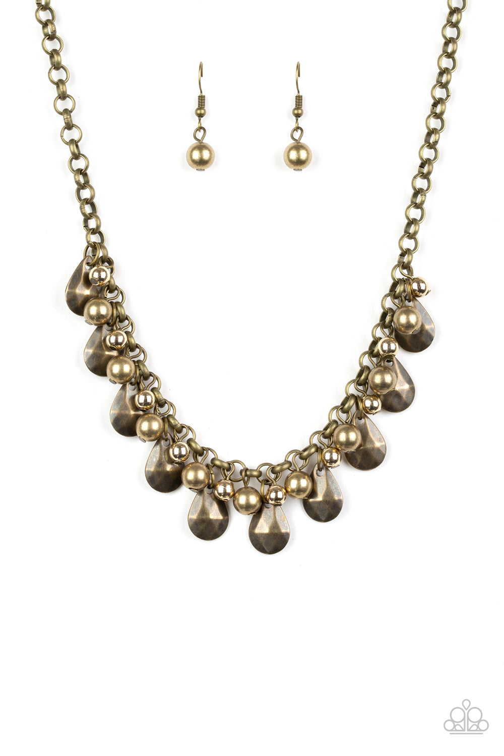 Stage Stunner - Brass - VJ Bedazzled Jewelry