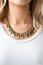 Load image into Gallery viewer, Stage Stunner - Brass - VJ Bedazzled Jewelry

