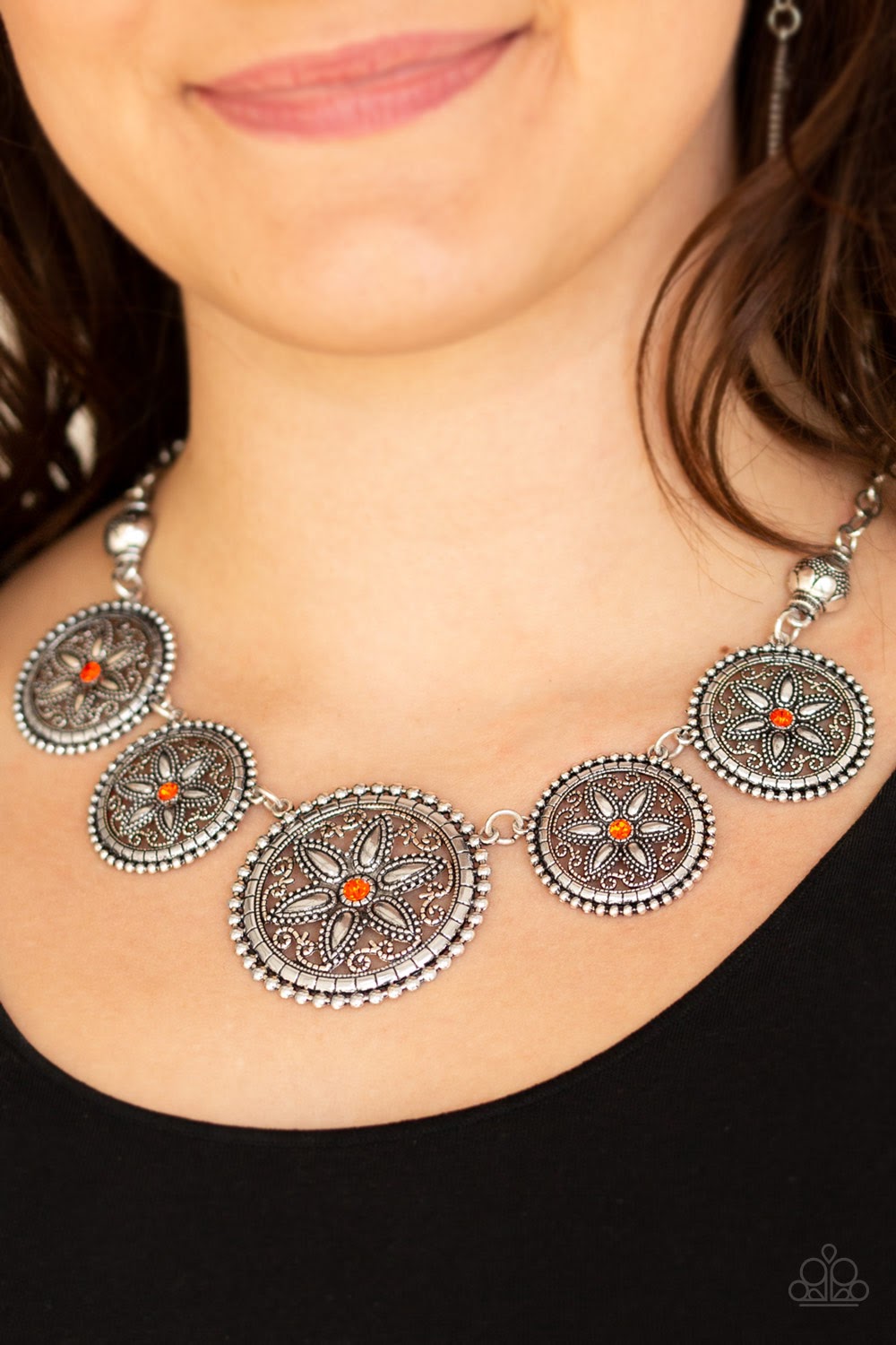 STAR LILIES - Orange - VJ Bedazzled Jewelry
